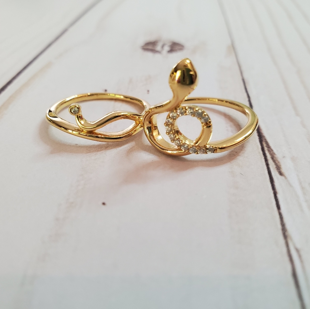 Double Snake Ring - image 1